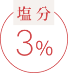 塩分3%
