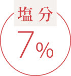 塩分7%